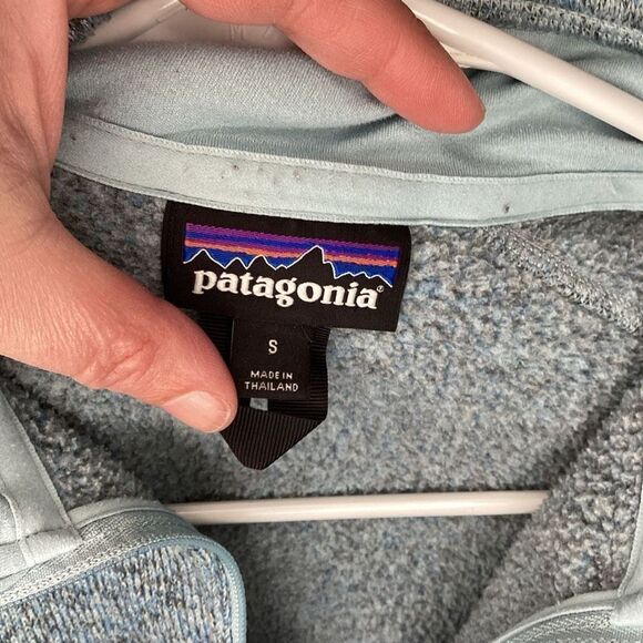 Ladies‎ Patagonia 1/4 zip Better Sweater small gray - Picture 4 of 4